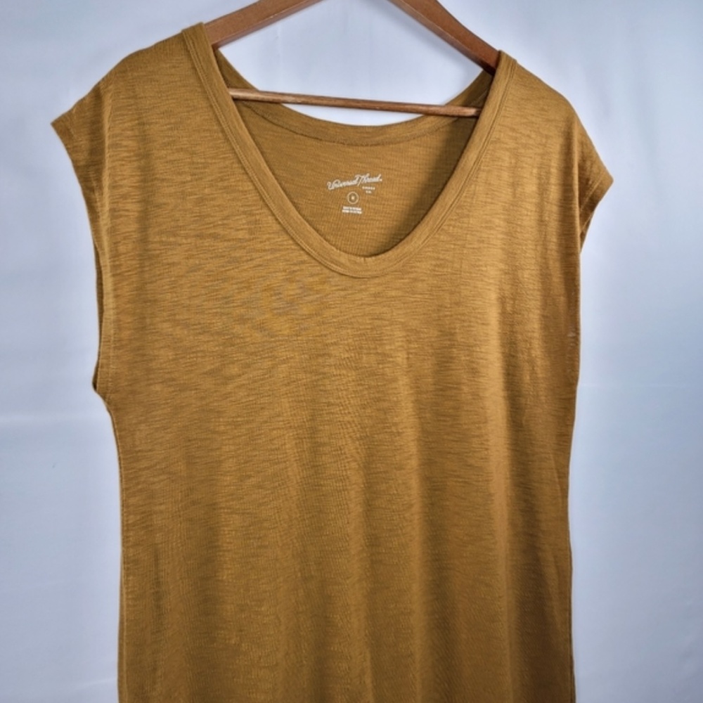 Universal Threads Women's Mustard Yellow Sleeveless Maxi Dress Size Medium